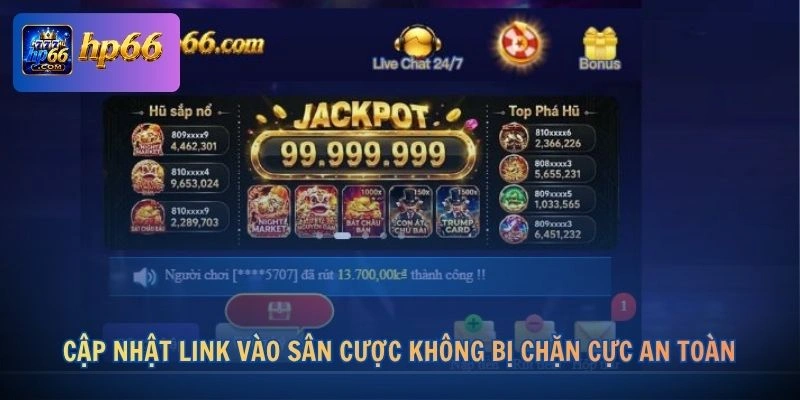 Cập nhật link vào sân cược không bị chặn cực an toàn