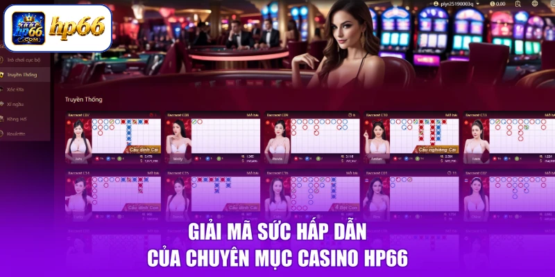 Giải mã sức hấp dẫn của chuyên mục casino HP66